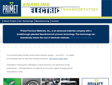 Tablet Screenshot of primetprecision.com